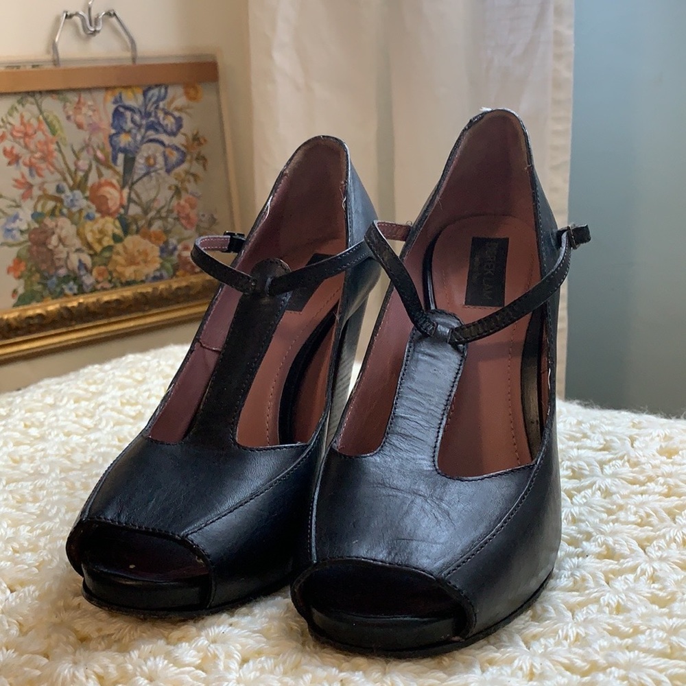 Derek Lam T-strap peep toe 4” heels. Size 38.5 (8)